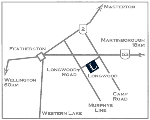 Map for Longwood